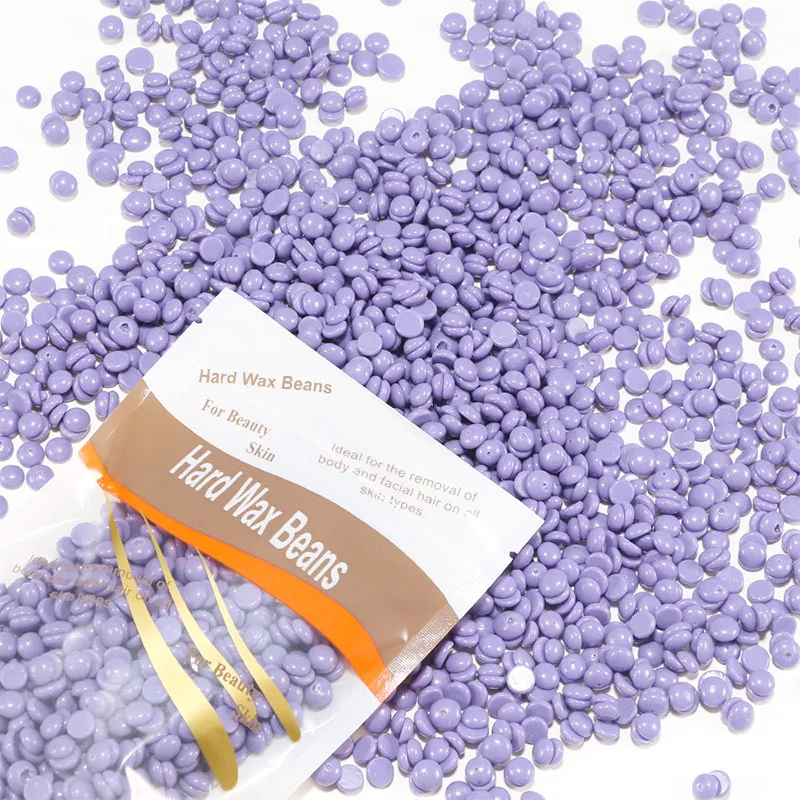300G Per Bag Wax Beads Hair Removal Hard Wax Beans for Sensitive Skin Face Eyebrow Legs At Home Hair Removal Wax Bean