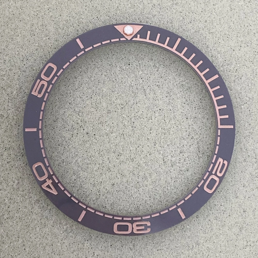 Wholesaler Digital Ceramic Bezel OD 38mm ID 30.5mm Suitable For in-store 40MM SUB Case Watch Accessory Parts Ceramic Watch Bezel