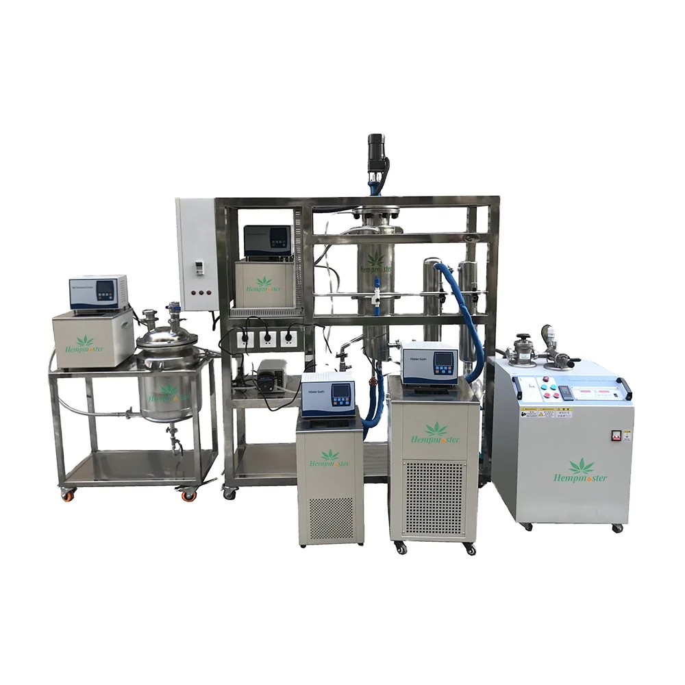 industrial ethanol molecular distillation equipment wiped film evaporator