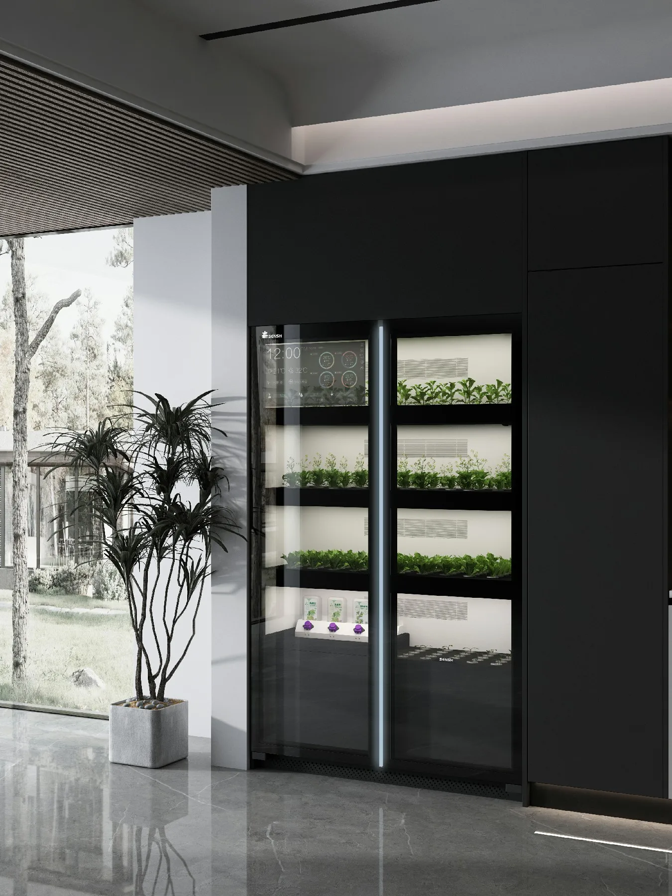 Hydroponic Gardening Plant Protection Growing System Vertical Indoor Garden Hydroponics
