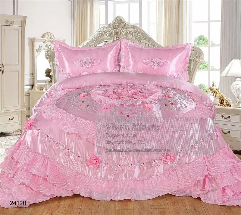 Luxury Bridal Bedding set 6pcs wedding bedding set quilt comforter wedding set