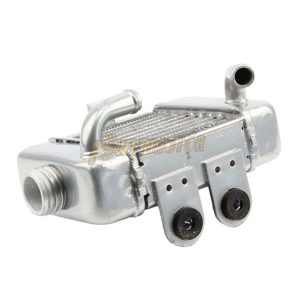 For 50 SX SXS Mini 49cc 50cc Alloy Radiator Kit Water Cooled Mini Cross Dirt Bike Pit Bike Motorcross Motorcycle