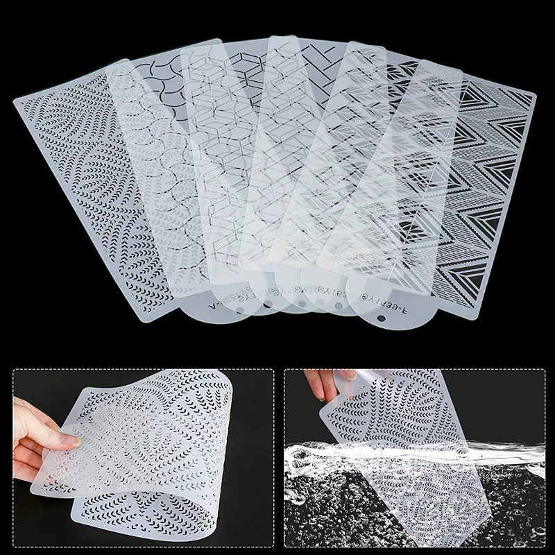 Baking Tools Sugar Sieve Template Stencils Mould Mesh Cake Decorating Stencils for Cakes