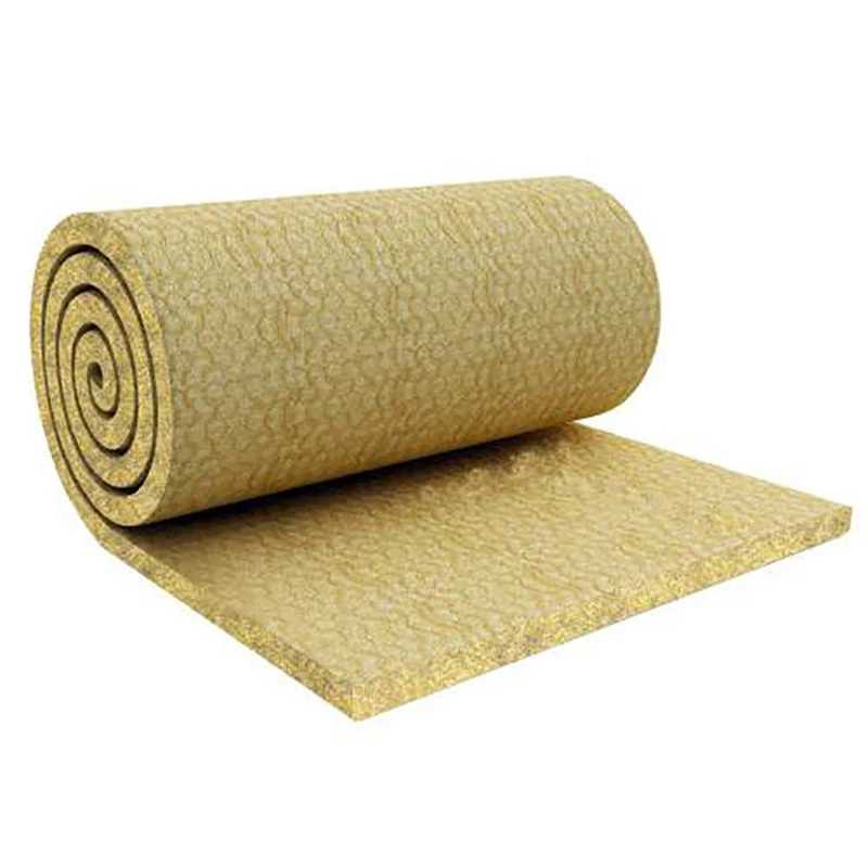 Factory wholesale building insulation fire retardant rock wool building roll