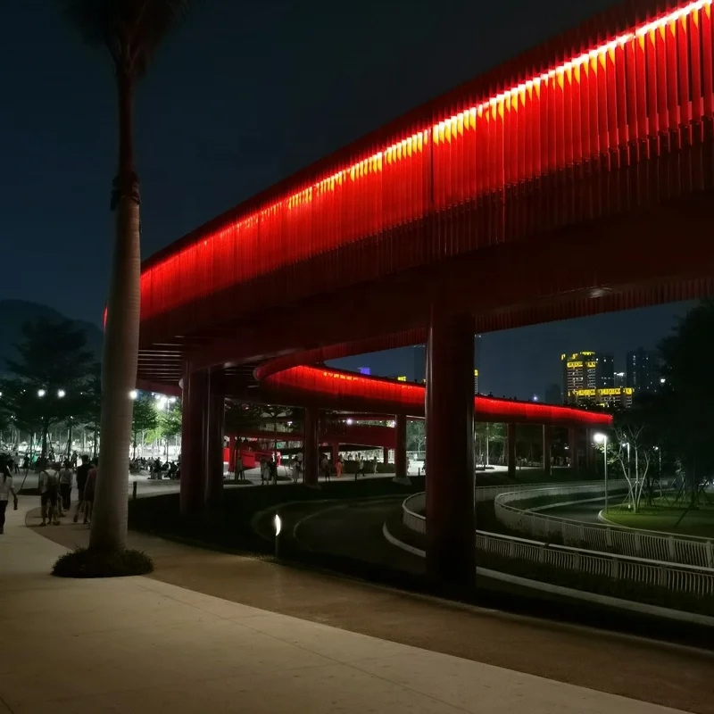 Ready To Ship Flexible Silicon LED Wall Washer IP65 DMX RGB 5 meters Outline Light For Decorative Facade Lighting