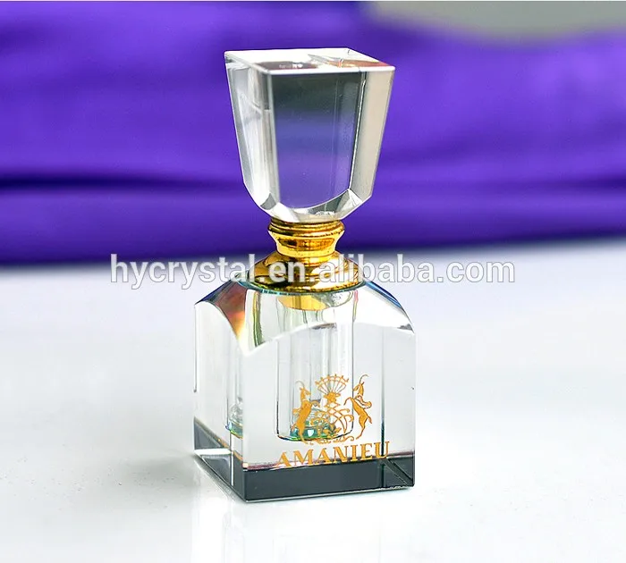 New k9 crystal glass square empty perfume bottles for sale