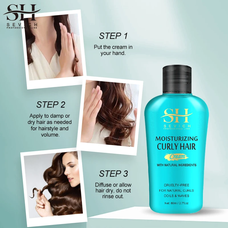 Curling Hair Cream Private Label Natural Organic Curly Hair Cream Enhancing Smooth Hair Defining Cream
