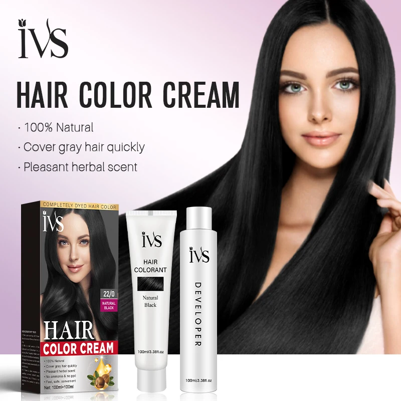 In Stock Wholesale Manufacturer Well-Known Brands Supply Bulk Hair Dye Color Grey Coverage Hair Color tinte De Cabello Doble