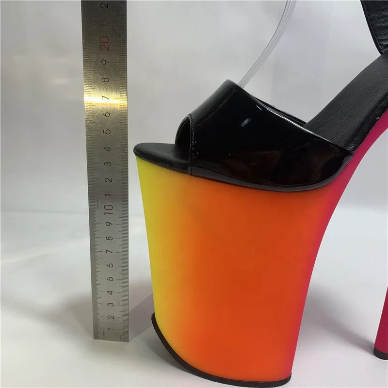 8 inch- 20cm super high heel sole  PC material  Transparent and clear sole