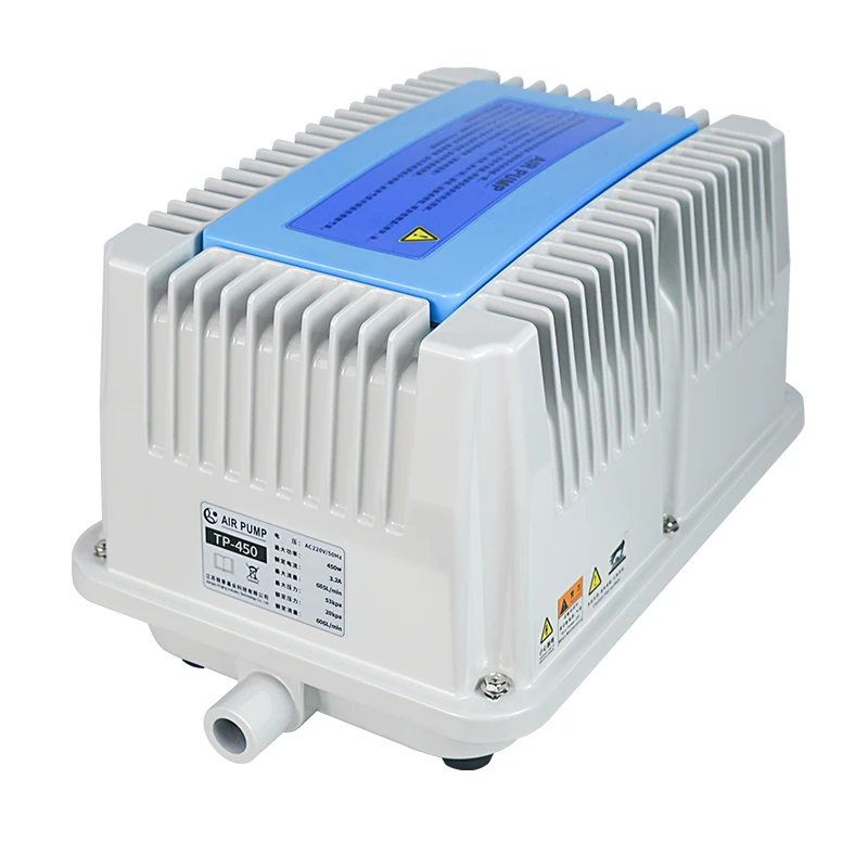 TP-450 420L/min  Aquarium Fish Tank Septic Liner Air Pump Aqua Air Blower Hydroponics Pond Aerator Compressor Pump