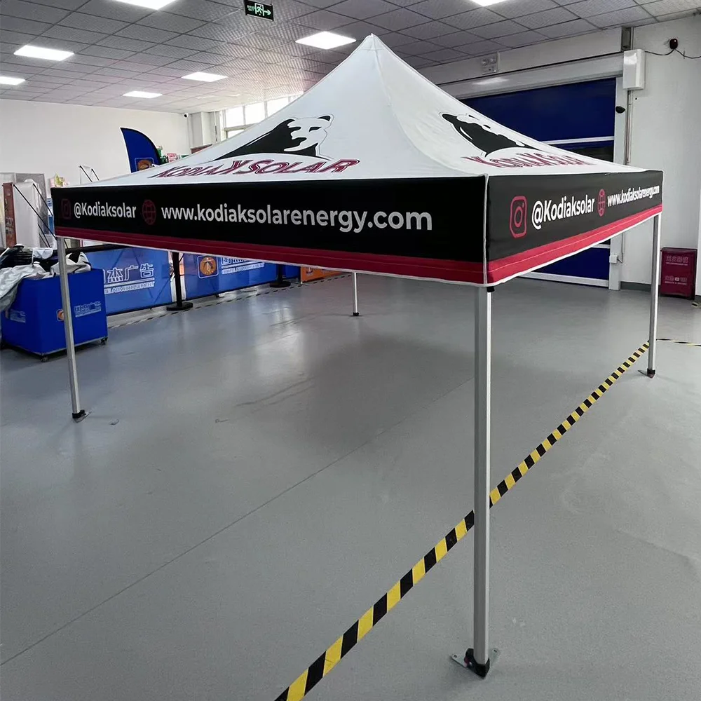 Supplier Custom Designed Vinyl Fabric Hex Frame 50mm/40mm High Quality Marquee for Dealership