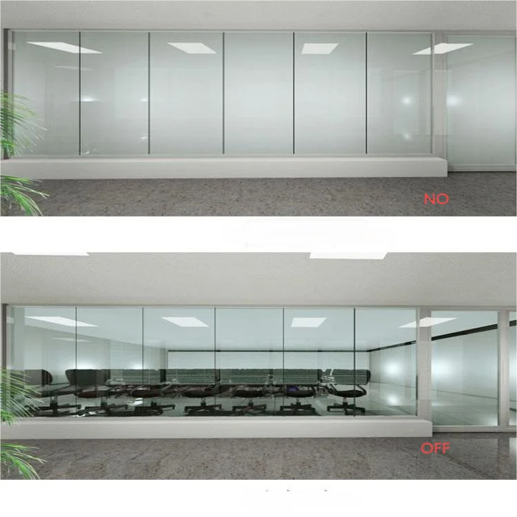 Switchable Smart Film PDLC Magic Glass Film Smart Glass 10mm PDLC Self Adhesive Smart Glass Film