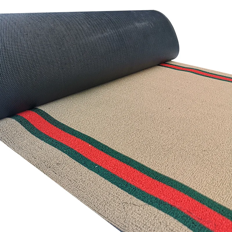 China Manufacturer Loop Car Mat Coil PE Carpet Rolls 1.05 x 12 m