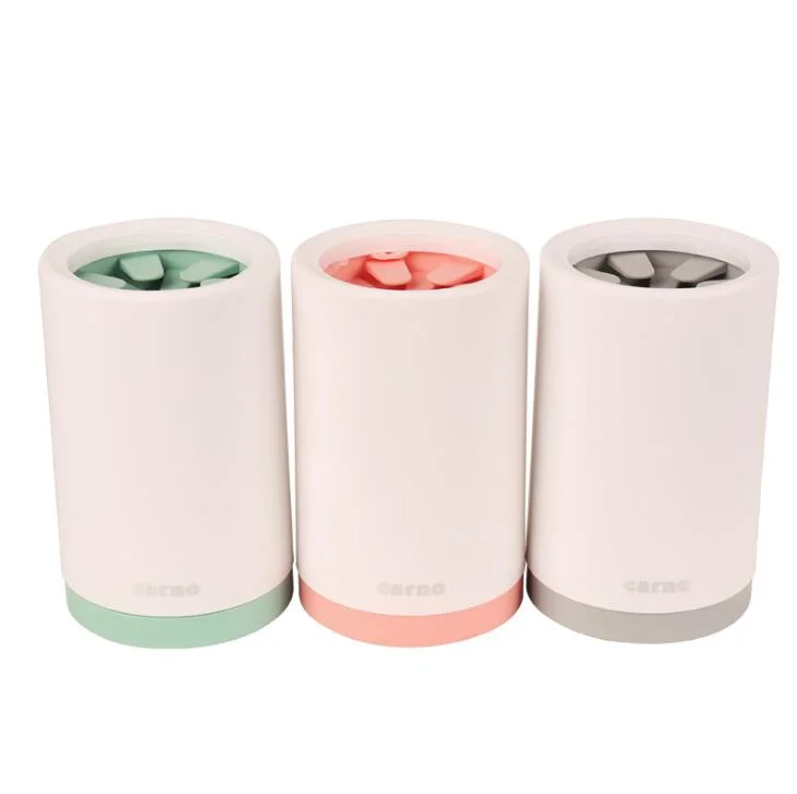 
eco-friendly best selling convenient silicone pet dog grooming tool paw cleaner cup 