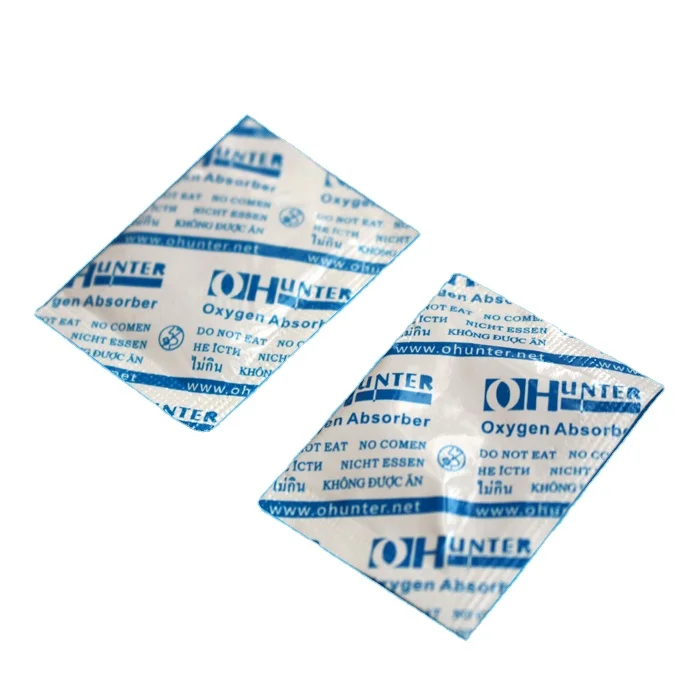 Food storage 30cc Oxygen absorber black iron powder Rechargeable Desiccant Packets  Dehumidifiers water proof for food packing
