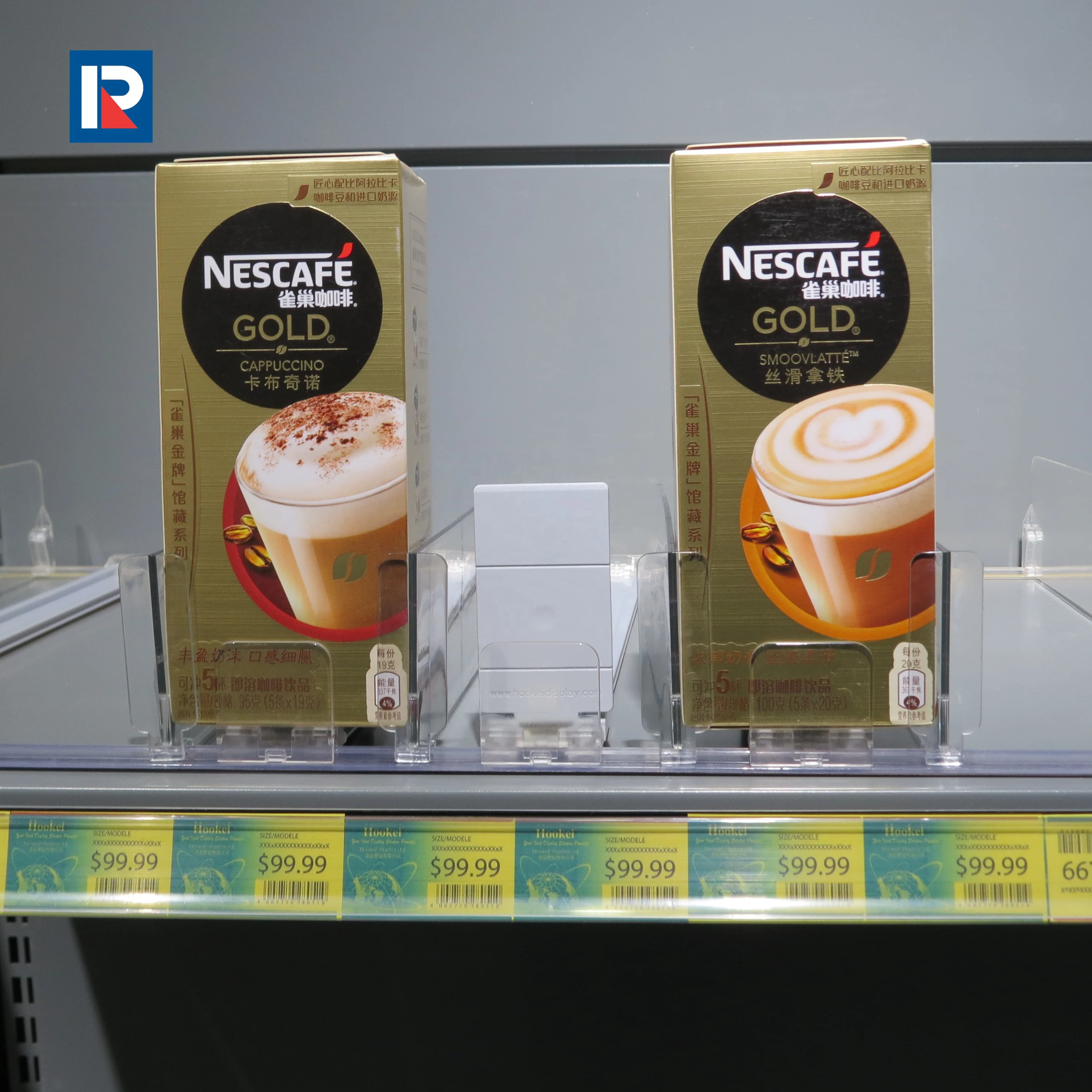 Wholesale Supermarket Propeller Plastic Drink Puller Plastic Drink Pusher Plastic Pusher Machine Shelf Pusher