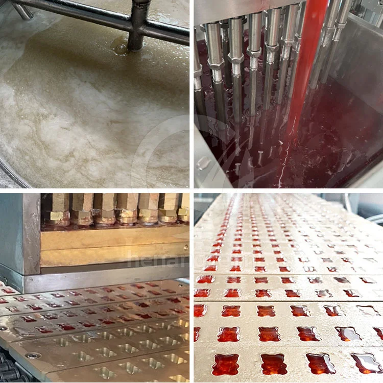 OCEAN Automatic Gelatine Soft Jelly Rubber Candy Production Pectin Gummy Make Machine