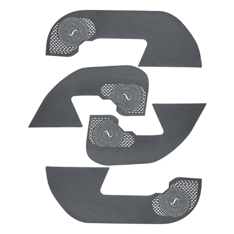 Door Protector Pad Door Plank Anti Kick Pad Mat Interior Decoration For Toyota RAV4 2019 2020 Accessories