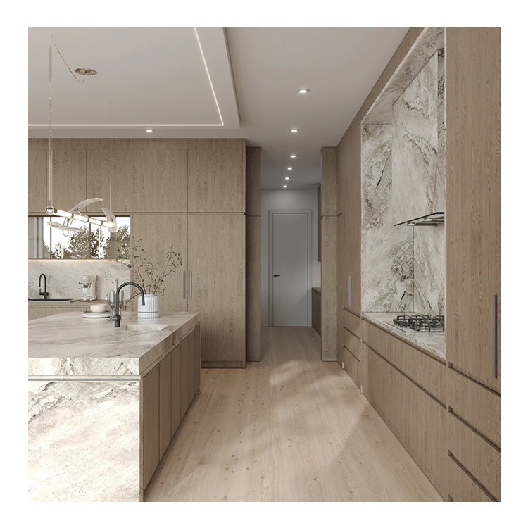 Modern Designs High End Affordable Custom Furniture Used Small Full White L Shaped Melamine Kitchen Cabinet