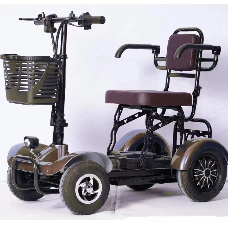 2024 HIGYM  cheap price high quality e-bike electric scooters  Push-Pull Slide Design with Elderly Wheelchair Features
