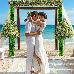 Outdoor Wholesale Fabric 12Pc 85Ft Artificial Ivy Vines Indoor Home Decor Wedding Decorative Wall