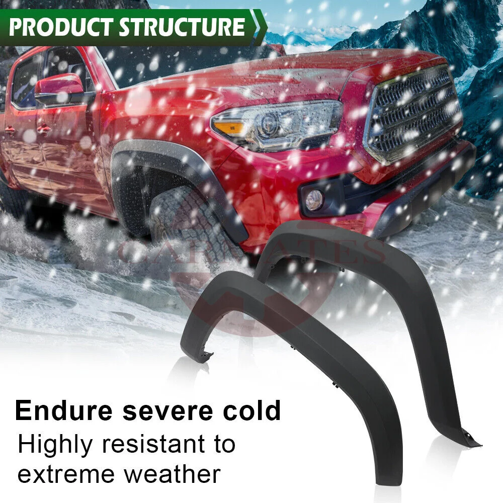 For Toyota Tacoma 2016-2021 OE Factory Style Fender Flares wheel eyebrow Install the tool Kit PP 7587104060 7587204060