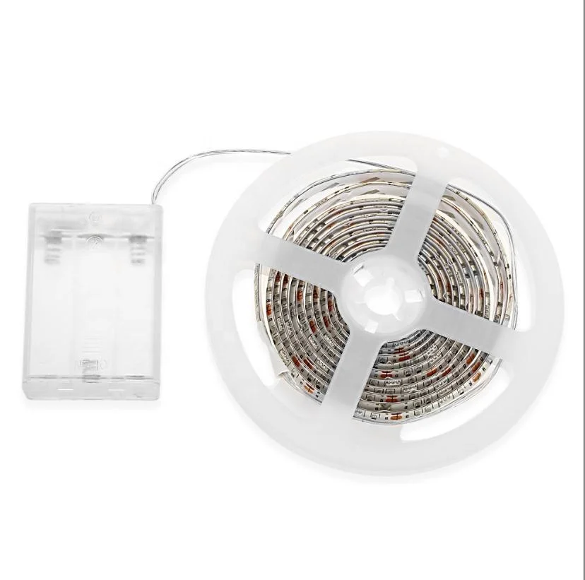 Индивидуальная 2835 smd 4 8 Вт 3 В Светодиодная лента с батарейным питанием корпусом для сотового ящика aaa