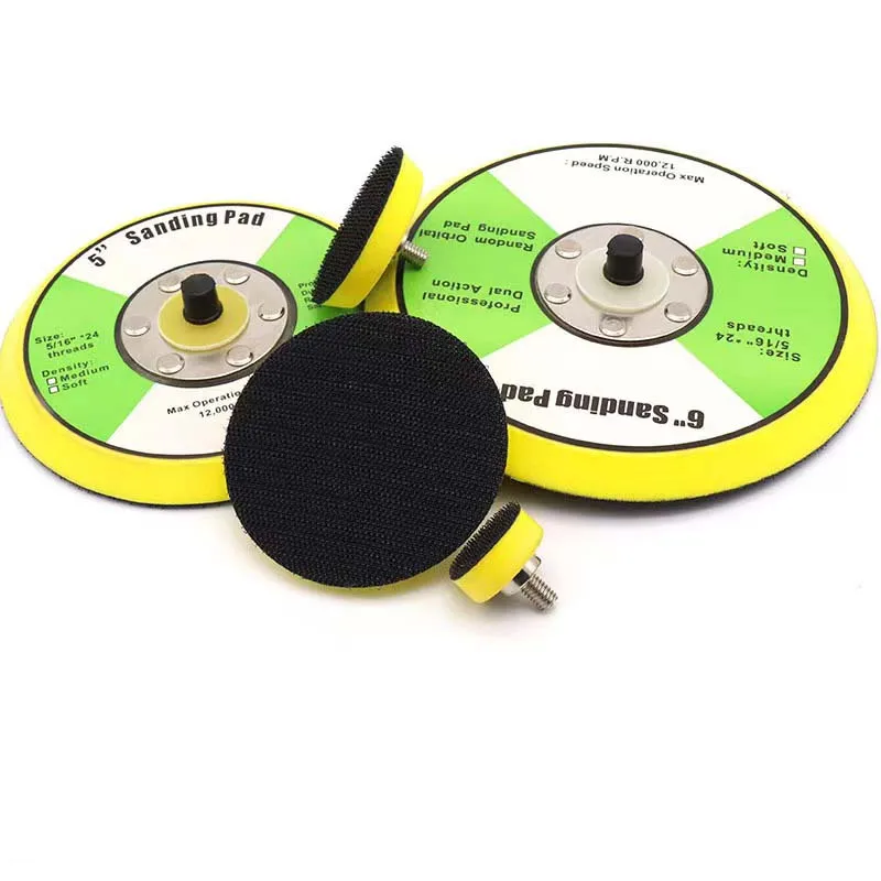 PMS 5 Inch 125mm 8 Holes DA Hook and Loop Plastic Backing Pad Backing Plate Attached Sander Pad Backing Pad