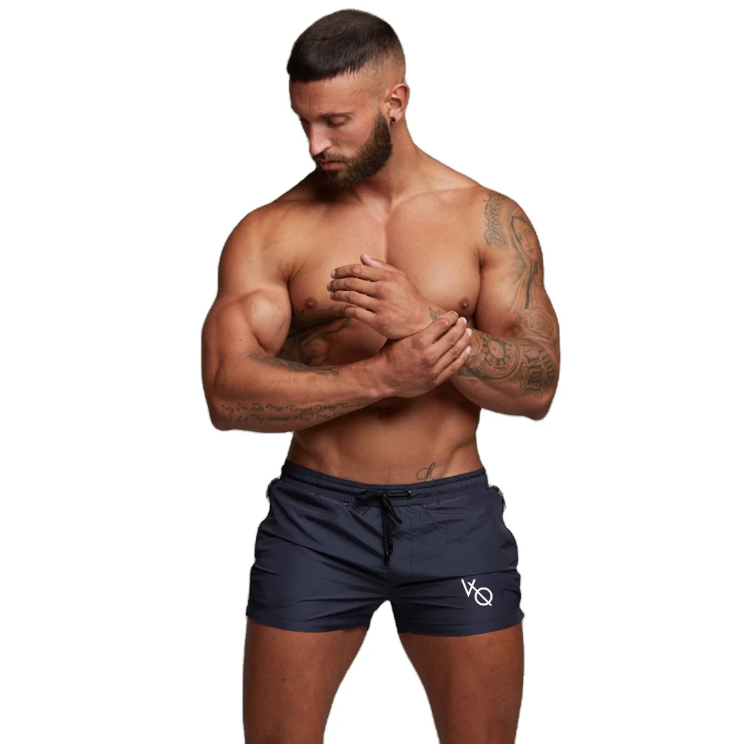 comfortable Stretchable fitness exercises gym shorts men
