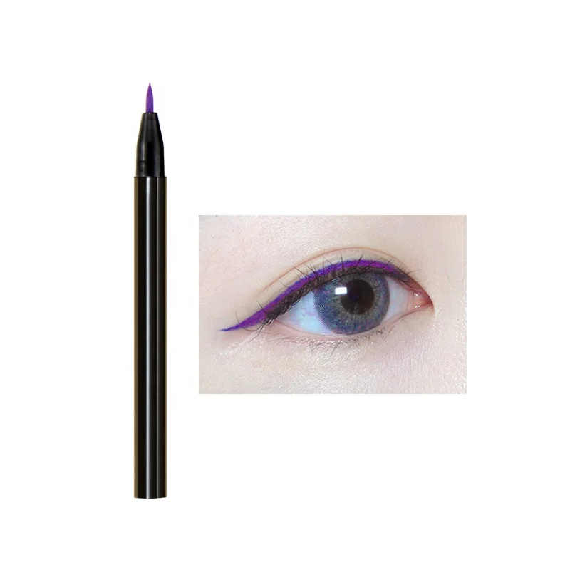high quality halal cosmetics colourful eye liner in gold eyeliner with glitters eye