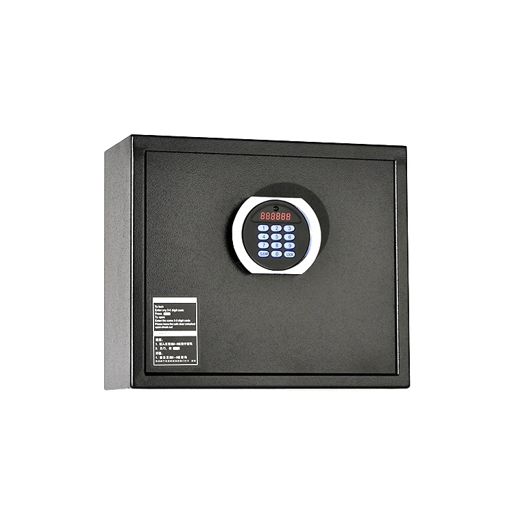 Hot sale customized top open electronic coin smart fire proof safe deposit box lock for hotel or home