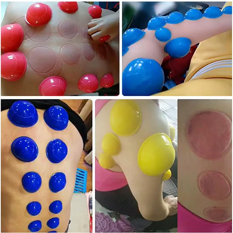 hijama ventouse silicone Cupping face cups set Massage Body Cup Facial Cupping Therapy Set Suction Cup Ventouse for face