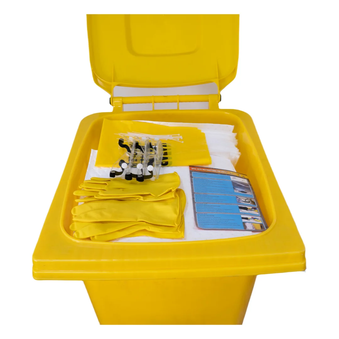 240L Fuels&petrol Spills Emergency Oil Spill Kit Products In Wheeled Bins