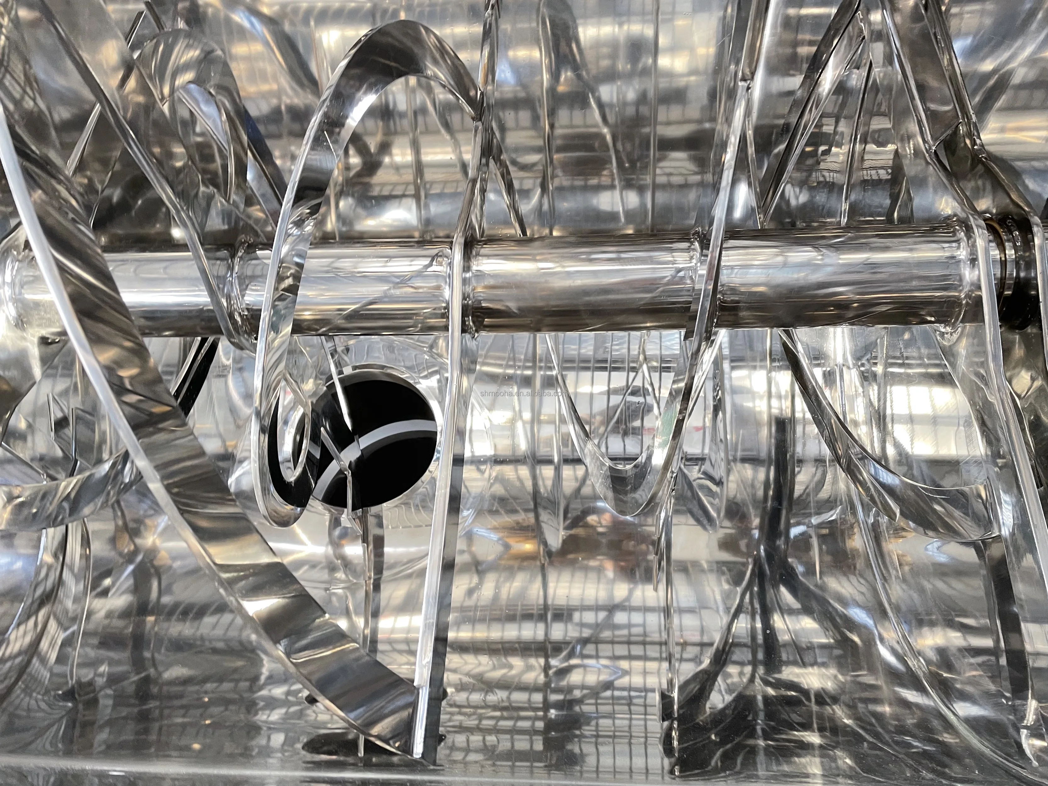 Ribbon Dry Chemical Pharmaceutical Powder Mixer High Capacity Seasoning Powders Ribbon Blender For Powder Feeding & Filling Line