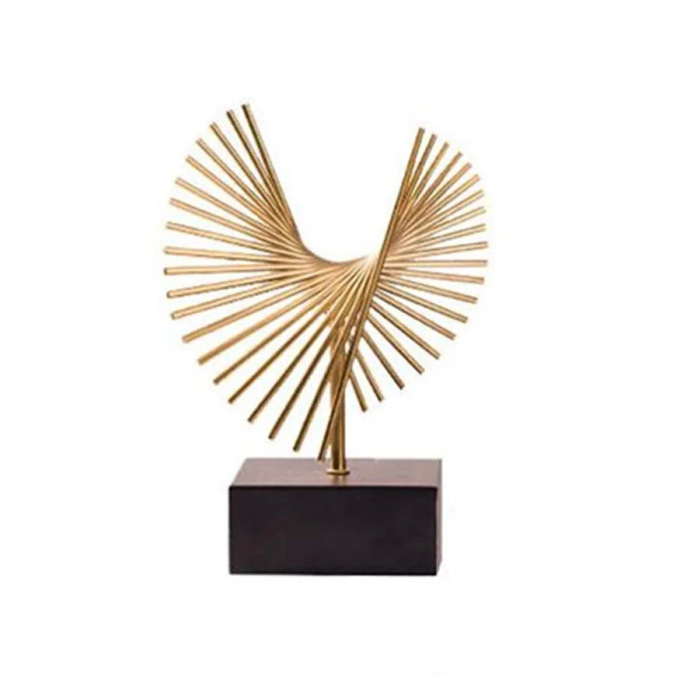 Sculptures Low Prices Table Decor Aluminium Metal Handmade And Wooden New Design Table Decor Use Item