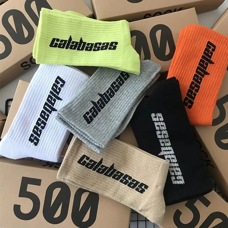 Wholesales 3 Pairs Fashion Socks with Box Set Ribbed 500 350 Socks in Paper Box Custom logo