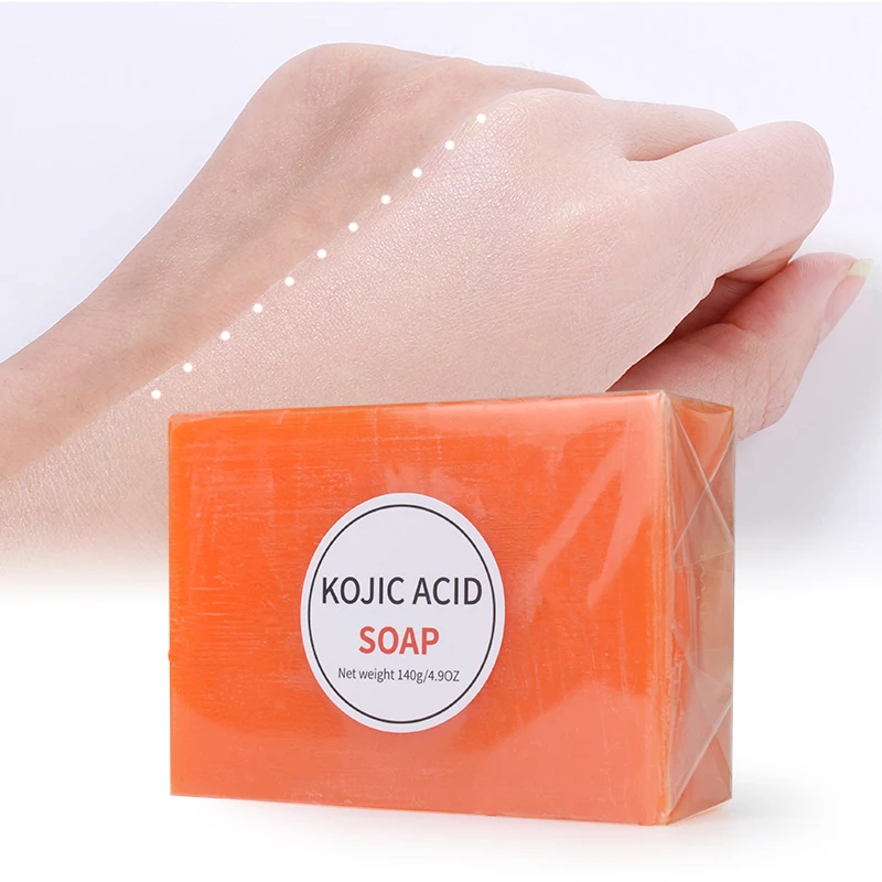 Bath Supplies 100g 140g 200g Wholesale Private Label Handmade Organic papaya Whitening Kojic Acid Soap with glutathione for skin