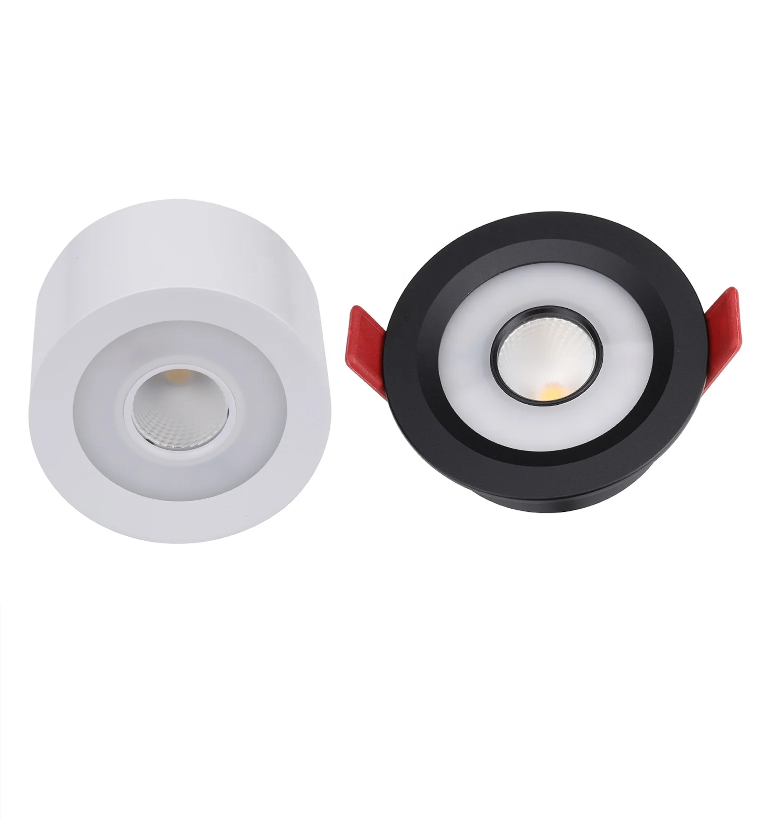 Benory CE Rohs Loxone PWM ceiling spots KNX moorgen Dali dimmable RGBW cct change DC 24V led smart recessed surface downlight
