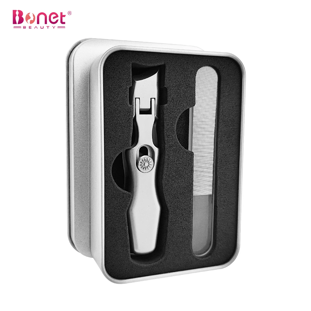 Glass Nail Clipper Set with Nano File for Adults Newborns Toddlers for Fingers