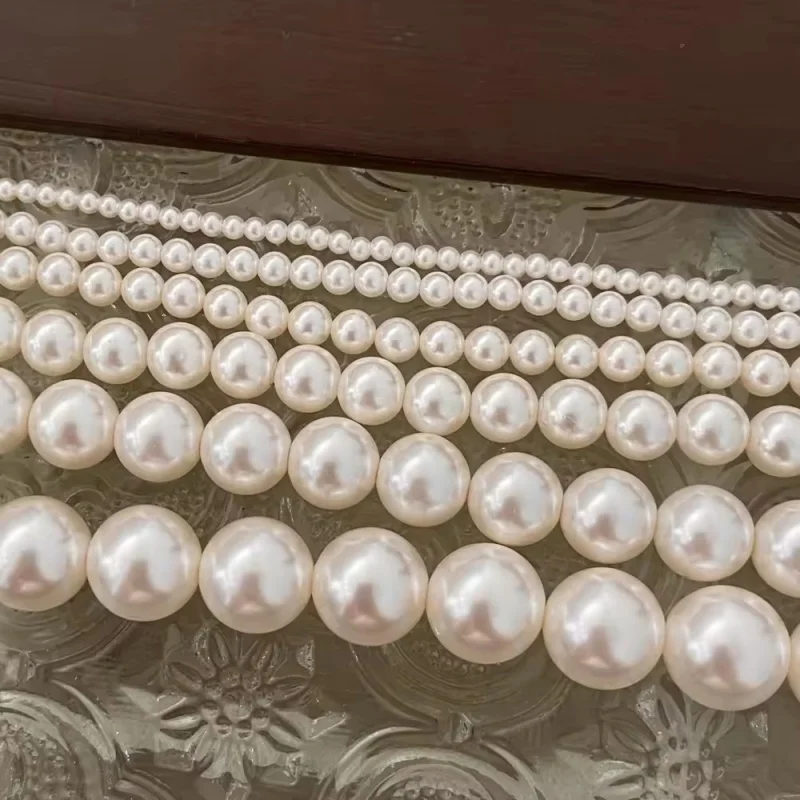 Hot Sale Trendy Minimalist Necklace 18K Gold Plated High Quality Imitation Pearl Necklace
