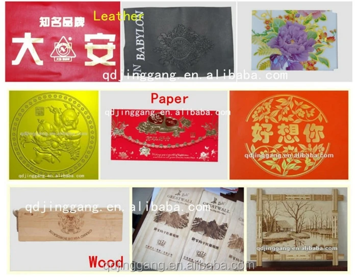 TJ-63 Hydraulic leather book cover bible cover hot foil stamping embossing machine for sale