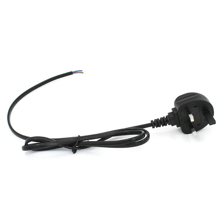 
Electric Plug Connector AC Power Cord Extension Cable Wire Right Angle UK Plug 