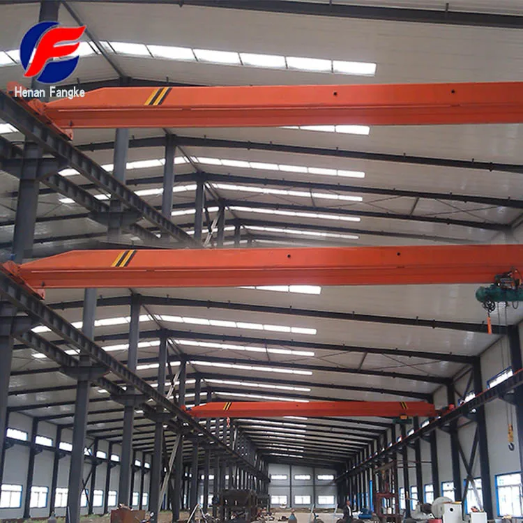 
hot sale 1ton to 5ton single girder overhead travelling crane manufactured from China 