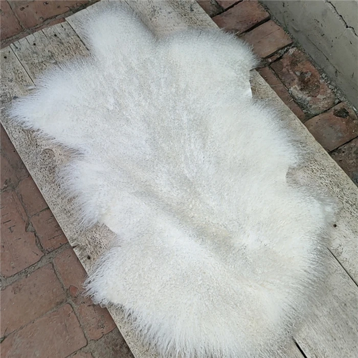 Plate Pelt Mongolian Sheep skin Carpet