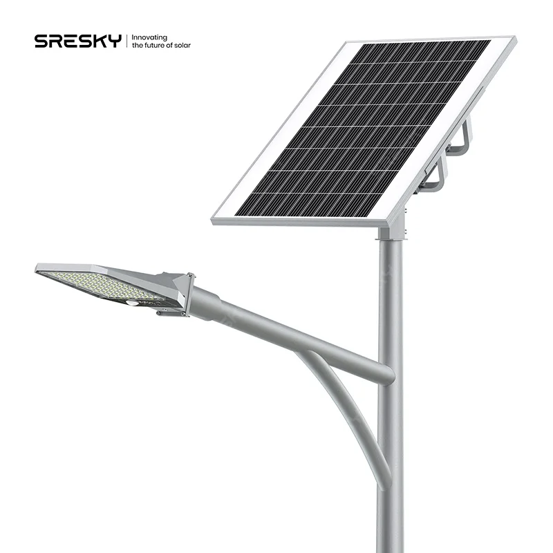 SRESKY OEM производитель цена сплит Солнечный уличный свет Водонепроницаемый IP65 два датчика дождя солнечный с экраном