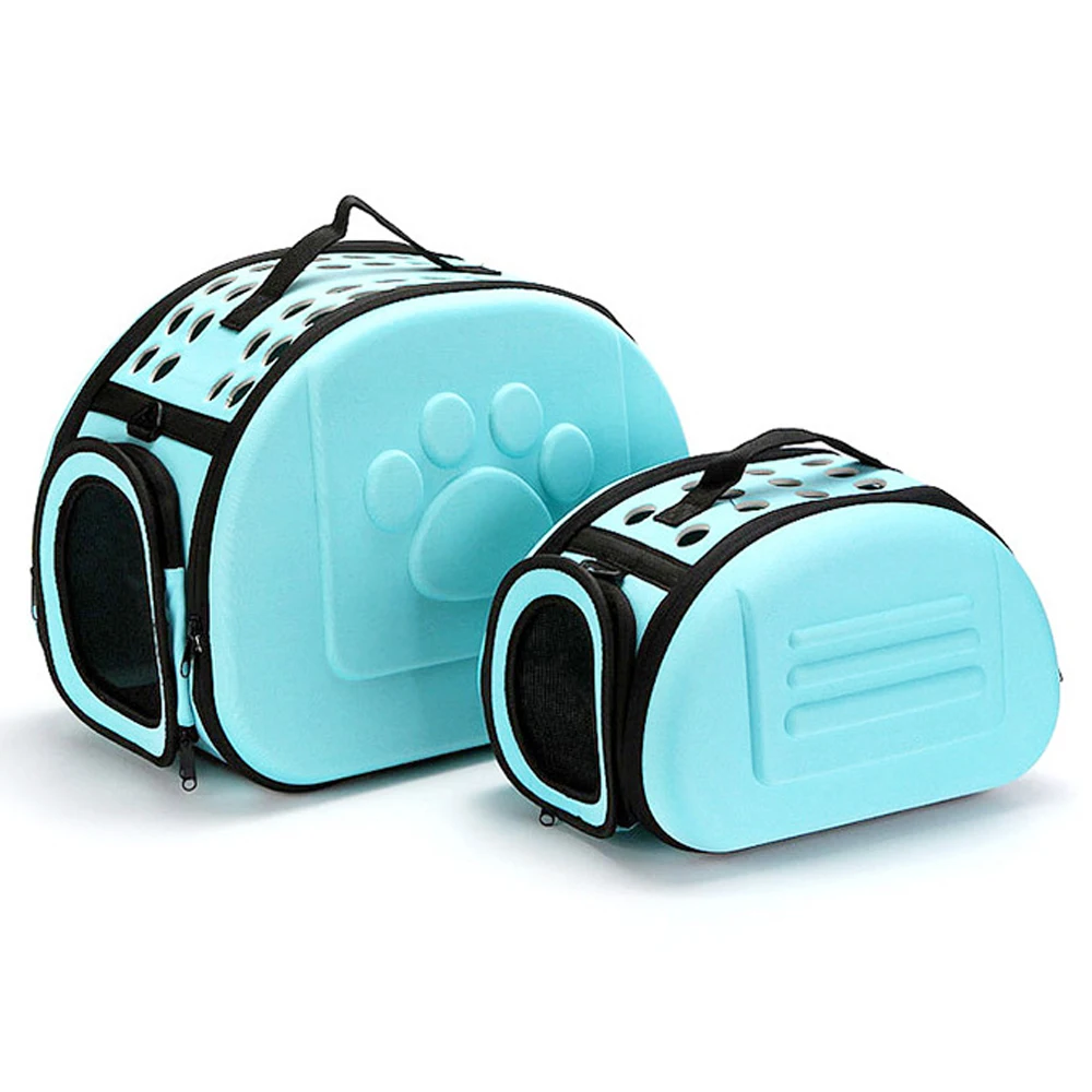 Foldable pet cat backpack custom Car dog bag wholesale Going out portable crossbody pet cat bag