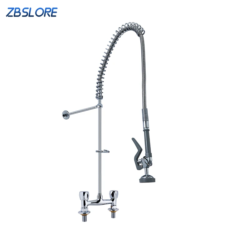 Water Faucet Commercial Stainless Steel Kitchen Pre Rinse Spray Gun Pre-rinse Spray Valve With Watermark