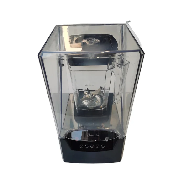 Commercial Electric Soundproof blenders ice smoothie crusher low noise commercial heavy duty blender