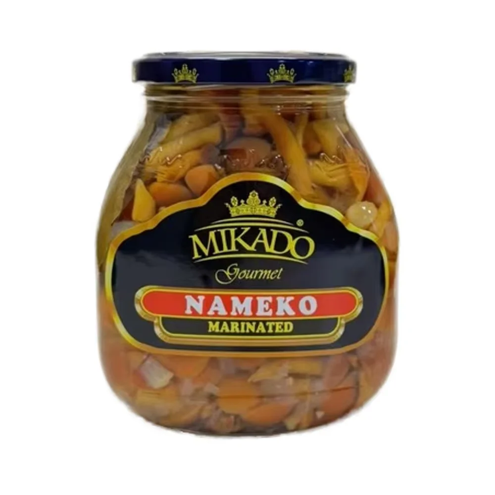 Высококачественные грибы Nameko в цельных ломтиках свежие консервированные стили 315 мл растительные продукты