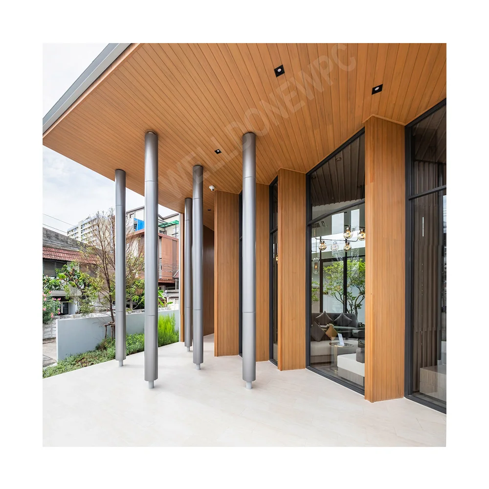 WPC Roofing Gazebo Tops Casing Partitions Exterior Facades For Commercial And Residential Composite Cladding Ceilings Panels